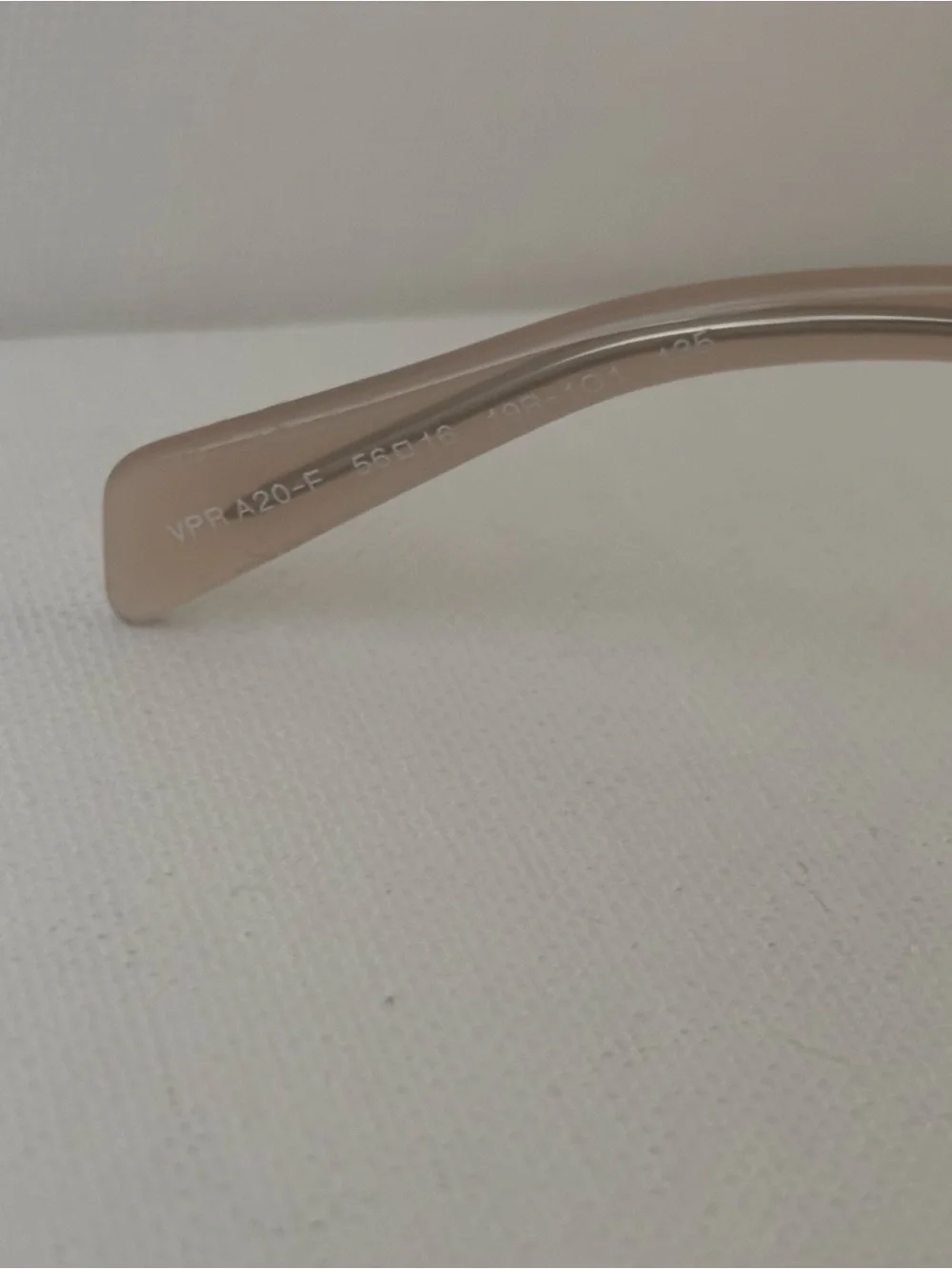 Prada Women's Translucent Nude Square Optical Glasses